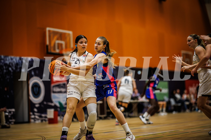 Basketball, Win2Day Basketball Damen Superliga 2023/24, Grunddurchgang 3.Runde, Basket Flames, UBSC Graz, Judith Rossmann (24)
