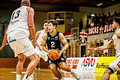 Basketball, Basketball Zweite Liga 2023/24, Grunddurchgang 6.Runde, Mattersburg Rocks, Raiders Innsbruck, F. Kaempf (2)