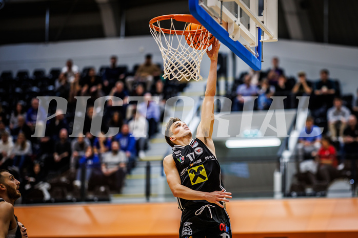 Basketball, Basketball Austria Cup 2023/24, Achtelfinale Spiel 2, Vienna Timberwolves, Flyers Wels, Dejan Kovacevic (17)