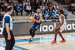 Basketball, Basketball Austria Cup 2023/24, VF Spiel 7, Oberwart Gunners, Dragonz Eisenstadt, Tino Sebalj (13), James Graham (11)