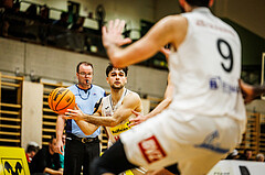 Basketball, Basketball Zweite Liga 2023/24, Grunddurchgang 6.Runde, Mattersburg Rocks, Raiders Innsbruck, Julian Alper (10)