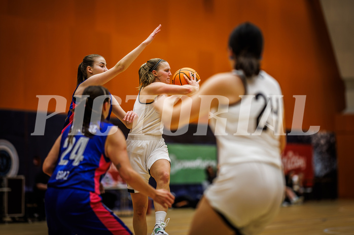 Basketball, Win2Day Basketball Damen Superliga 2023/24, Grunddurchgang 3.Runde, Basket Flames, UBSC Graz, Lena Eichler (6)
