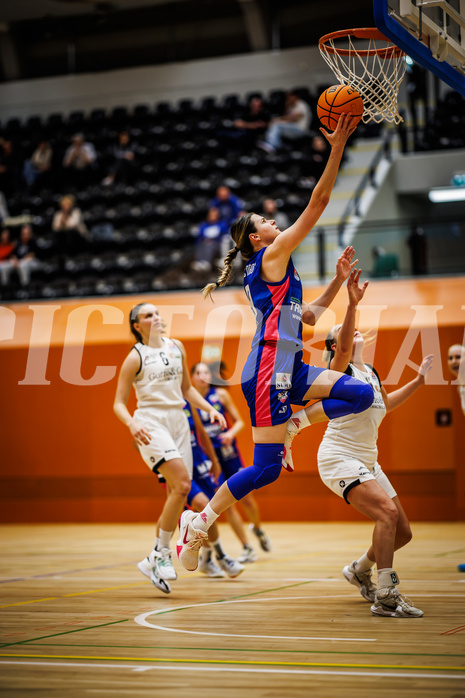 Basketball, Win2Day Basketball Damen Superliga 2023/24, Grunddurchgang 3.Runde, Basket Flames, UBSC Graz, Maria Repelnig (9)