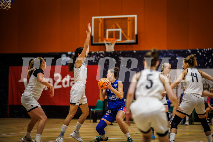 Basketball, Win2Day Basketball Damen Superliga 2023/24, Grunddurchgang 3.Runde, Basket Flames, UBSC Graz, Ajla Meskic (10)