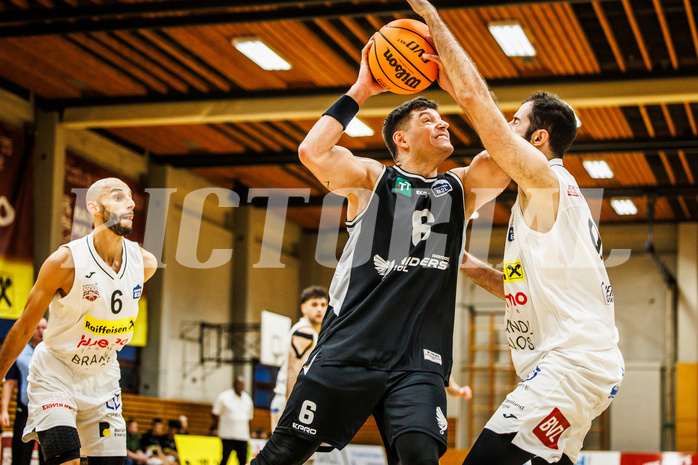 Basketball, Basketball Zweite Liga 2023/24, Grunddurchgang 6.Runde, Mattersburg Rocks, Raiders Innsbruck, S. Oberhauser (6)
