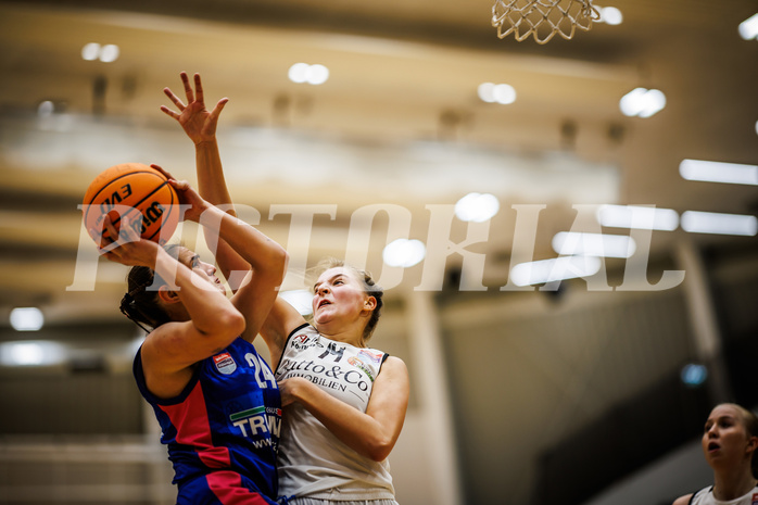 Basketball, Win2Day Basketball Damen Superliga 2023/24, Grunddurchgang 3.Runde, Basket Flames, UBSC Graz, Sabrina Werner (24)