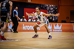 Basketball, Basketball Austria Cup 2023/24, Achtelfinale Spiel 2, Vienna Timberwolves, Flyers Wels, Oscar Schmit (36)