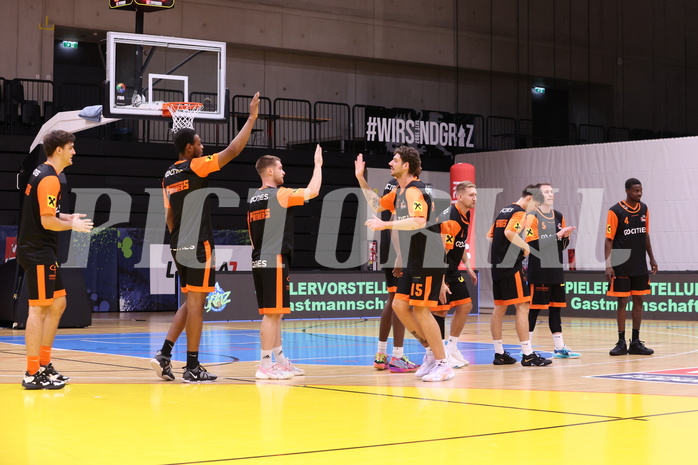 28.10.2023, Graz, Raiffeisen Sportpark Graz, Basketball Austria Cup 2023/24, Achtelfinale, UBSC Raiffeisen Graz vs. CITIES Panthers Fürstenfeld