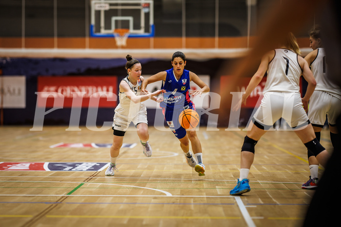 Basketball, Win2Day Basketball Damen Superliga 2023/24, Grunddurchgang 3.Runde, Basket Flames, UBSC Graz, Simona Kuzma (4)