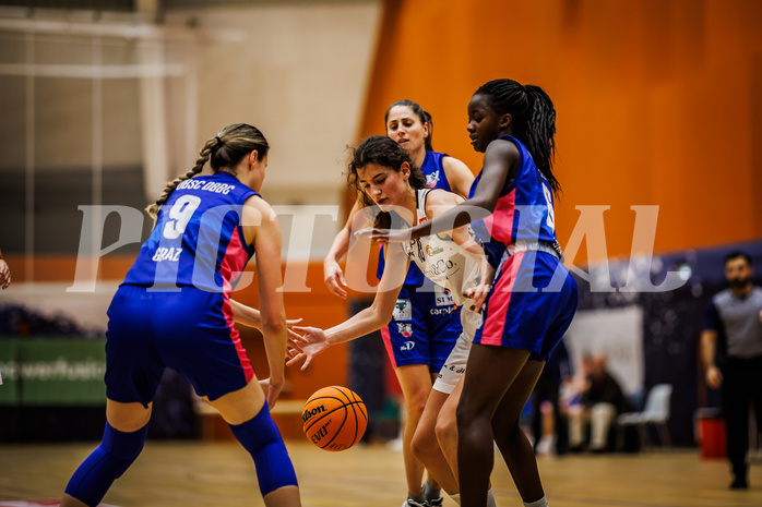 Basketball, Win2Day Basketball Damen Superliga 2023/24, Grunddurchgang 3.Runde, Basket Flames, UBSC Graz, Agatija Vukicevic (18)