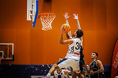Basketball, Basketball Austria Cup 2023/24, Achtelfinale Spiel 2, Vienna Timberwolves, Flyers Wels, Oscar Schmit (36)