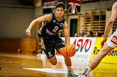 Basketball, Basketball Zweite Liga 2023/24, Grunddurchgang 6.Runde, Mattersburg Rocks, Raiders Innsbruck, F. Kaempf (2)