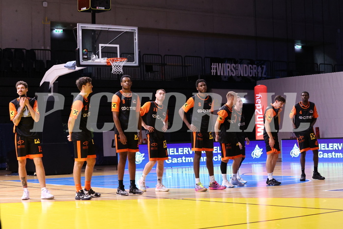 28.10.2023, Graz, Raiffeisen Sportpark Graz, Basketball Austria Cup 2023/24, Achtelfinale, UBSC Raiffeisen Graz vs. CITIES Panthers Fürstenfeld