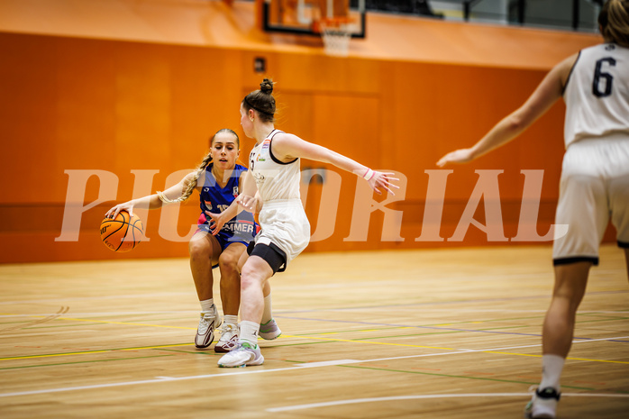 Basketball, Win2Day Basketball Damen Superliga 2023/24, Grunddurchgang 3.Runde, Basket Flames, UBSC Graz, Diona Krejic (15)
