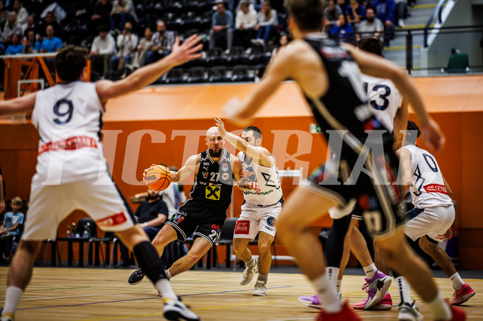 Basketball, Basketball Austria Cup 2023/24, Achtelfinale Spiel 2, Vienna Timberwolves, Flyers Wels, Christian Von Fintel (27)