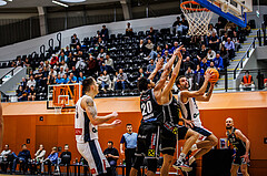 Basketball, Basketball Austria Cup 2023/24, Achtelfinale Spiel 2, Vienna Timberwolves, Flyers Wels, Oscar Schmit (36)