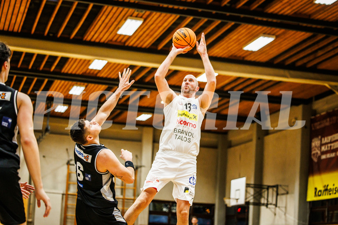 Basketball, Basketball Zweite Liga 2023/24, Grunddurchgang 6.Runde, Mattersburg Rocks, Raiders Innsbruck, Corey Hallett (13)