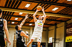 Basketball, Basketball Zweite Liga 2023/24, Grunddurchgang 6.Runde, Mattersburg Rocks, Raiders Innsbruck, Corey Hallett (13)