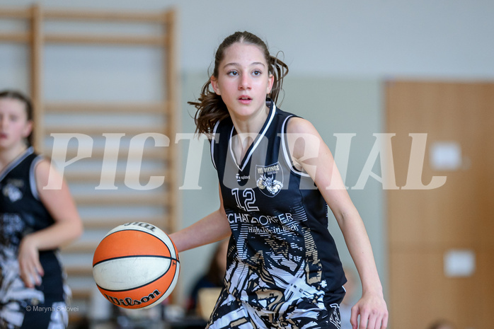 16.03.2025 Österreichischer Basketballverband 2024/25, SLWU14 Basket Flames UNION vs. VKL Vikings Swans