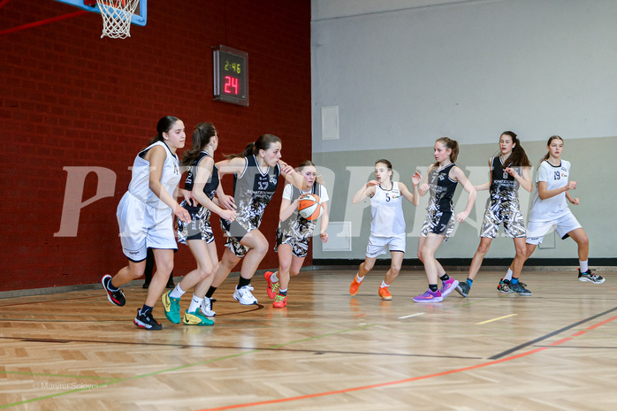 16.03.2025 Österreichischer Basketballverband 2024/25, SLWU14 Basket Flames UNION vs. VKL Vikings Swans