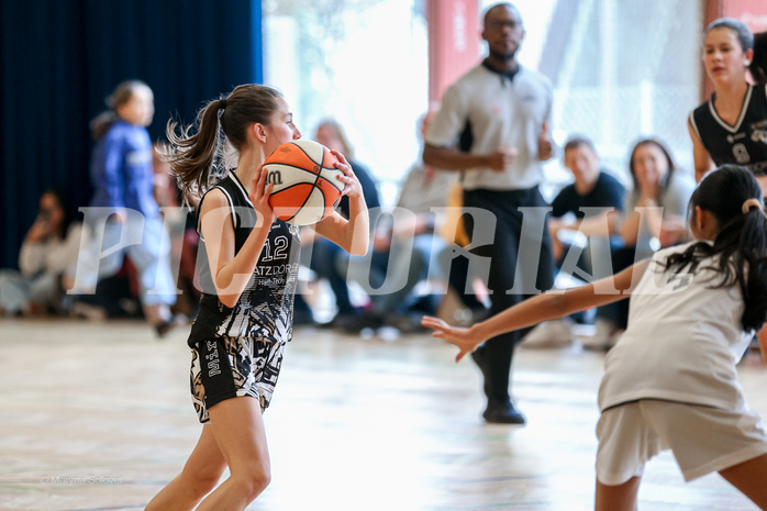 16.03.2025 Österreichischer Basketballverband 2024/25, SLWU14 Basket Flames UNION vs. VKL Vikings Swans