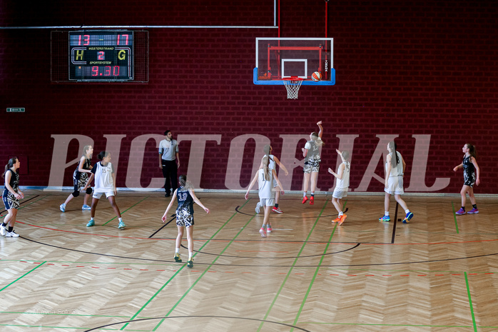 16.03.2025 Österreichischer Basketballverband 2024/25, SLWU14 Basket Flames UNION vs. VKL Vikings Swans