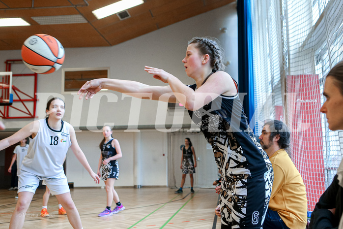 16.03.2025 Österreichischer Basketballverband 2024/25, SLWU14 Basket Flames UNION vs. VKL Vikings Swans