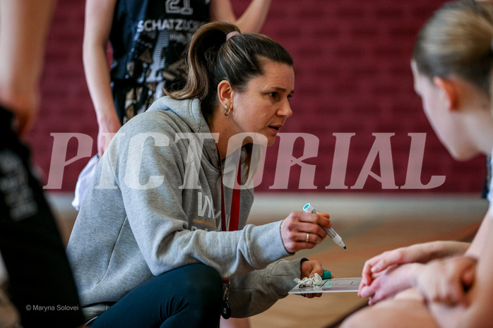 16.03.2025 Österreichischer Basketballverband 2024/25, SLWU14 Basket Flames UNION vs. VKL Vikings Swans