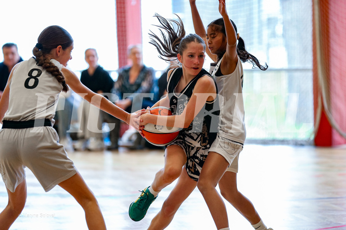16.03.2025 Österreichischer Basketballverband 2024/25, SLWU14 Basket Flames UNION vs. VKL Vikings Swans
