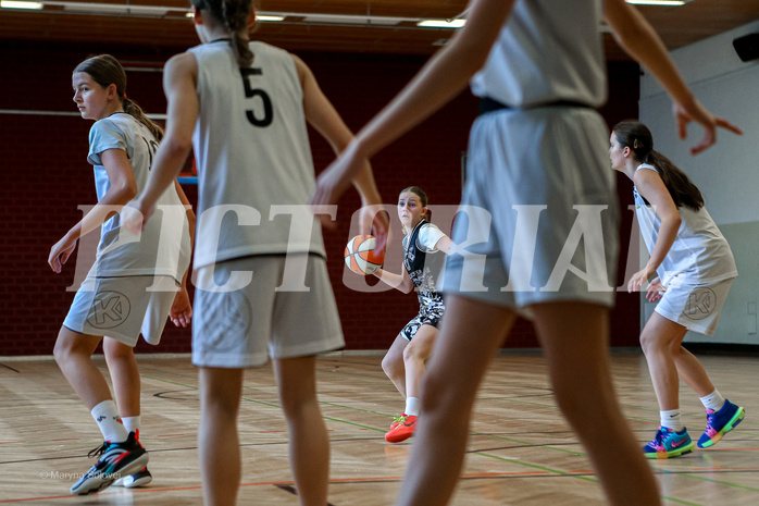 16.03.2025 Österreichischer Basketballverband 2024/25, SLWU14 Basket Flames UNION vs. VKL Vikings Swans