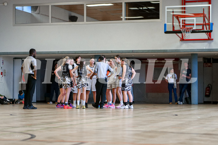 16.03.2025 Österreichischer Basketballverband 2024/25, SLWU14 Basket Flames UNION vs. VKL Vikings Swans