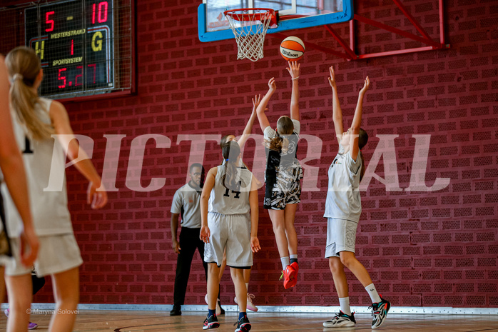 16.03.2025 Österreichischer Basketballverband 2024/25, SLWU14 Basket Flames UNION vs. VKL Vikings Swans