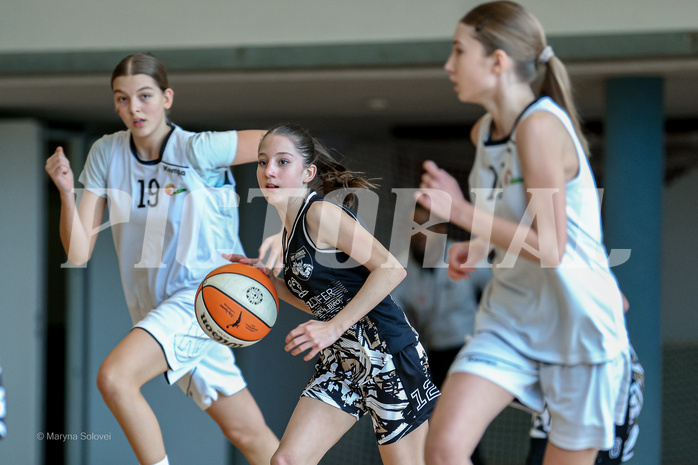 16.03.2025 Österreichischer Basketballverband 2024/25, SLWU14 Basket Flames UNION vs. VKL Vikings Swans