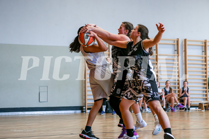 16.03.2025 Österreichischer Basketballverband 2024/25, SLWU14 Basket Flames UNION vs. VKL Vikings Swans