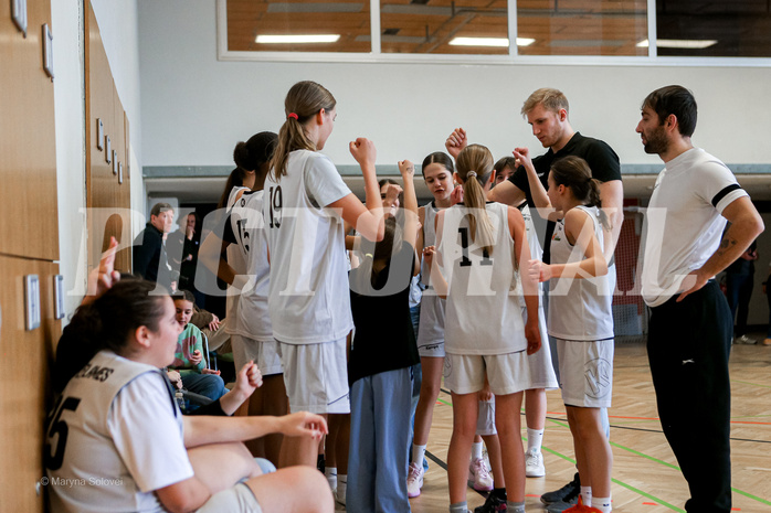 16.03.2025 Österreichischer Basketballverband 2024/25, SLWU14 Basket Flames UNION vs. VKL Vikings Swans