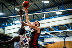 Basketball, bet-at-home Basketball Superliga 2021/22, Grunddurchgang Runde 4, Oberwart Gunners, BC GGMT Vienna, Jozo Rados (3)
