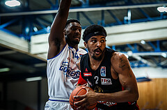 Basketball, bet-at-home Basketball Superliga 2021/22, Grunddurchgang Runde 4, Oberwart Gunners, BC GGMT Vienna, Michael Hughes (2)
