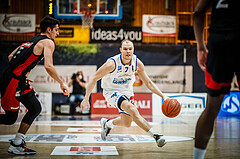 Basketball, bet-at-home Basketball Superliga 2021/22, Grunddurchgang Runde 4, Oberwart Gunners, BC GGMT Vienna, Sebastian Käferle (7)