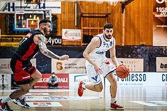 Basketball, bet-at-home Basketball Superliga 2021/22, Grunddurchgang Runde 4, Oberwart Gunners, BC GGMT Vienna, Ioannis Chatzinikolas (11)