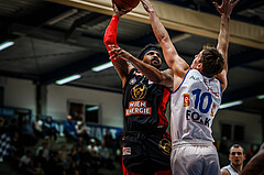 Basketball, bet-at-home Basketball Superliga 2021/22, Grunddurchgang Runde 4, Oberwart Gunners, BC GGMT Vienna, Michael Hughes (2)