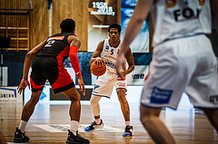 Basketball, bet-at-home Basketball Superliga 2021/22, Grunddurchgang Runde 4, Oberwart Gunners, BC GGMT Vienna, Rob Howard (5)