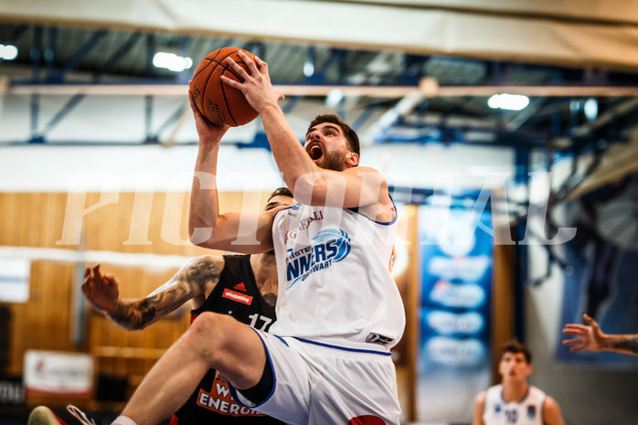 Basketball, bet-at-home Basketball Superliga 2021/22, Grunddurchgang Runde 4, Oberwart Gunners, BC GGMT Vienna, Ioannis Chatzinikolas (11)