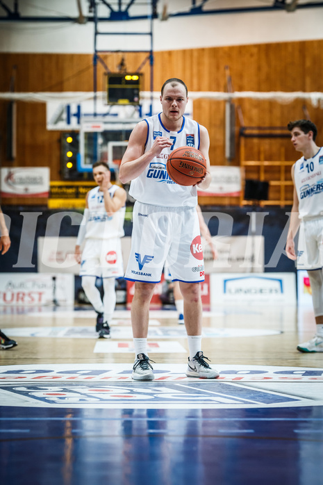 Basketball, bet-at-home Basketball Superliga 2021/22, Grunddurchgang Runde 4, Oberwart Gunners, BC GGMT Vienna, Sebastian Käferle (7)