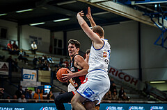 Basketball, bet-at-home Basketball Superliga 2021/22, Grunddurchgang Runde 4, Oberwart Gunners, BC GGMT Vienna, Bogic Vujosevic (5)