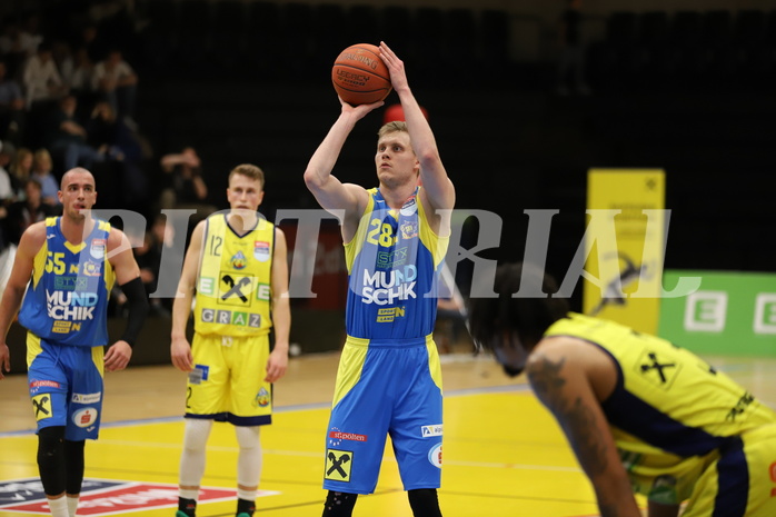 Basketball Superliga 2021/22, Playoffs, Viertelfinale, UBSC Raiffeisen Graz vs SKN St. Pölten Basketball
