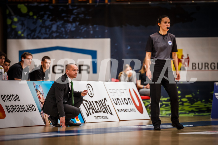 Basketball, bet-at-home Basketball Superliga 2021/22, Playoffs, Viertelfinale Spiel 1, Oberwart Gunners, Kapfenberg Bulls, Michael Schrittwieser (Head Coach)