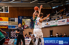 Basketball, bet-at-home Basketball Superliga 2021/22, Playoffs, Viertelfinale Spiel 1, Oberwart Gunners, Kapfenberg Bulls, Milos Grubor (9)