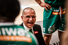 Basketball, bet-at-home Basketball Superliga 2021/22, Playoffs, Viertelfinale Spiel 1, Oberwart Gunners, Kapfenberg Bulls, Michael Schrittwieser (Head Coach)
