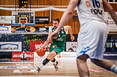 Basketball, bet-at-home Basketball Superliga 2021/22, Playoffs, Viertelfinale Spiel 1, Oberwart Gunners, Kapfenberg Bulls, Milos Grubor (9)