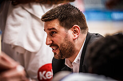 Basketball, bet-at-home Basketball Superliga 2021/22, Playoffs, Viertelfinale Spiel 1, Oberwart Gunners, Kapfenberg Bulls, Horst Leitner (Coach)